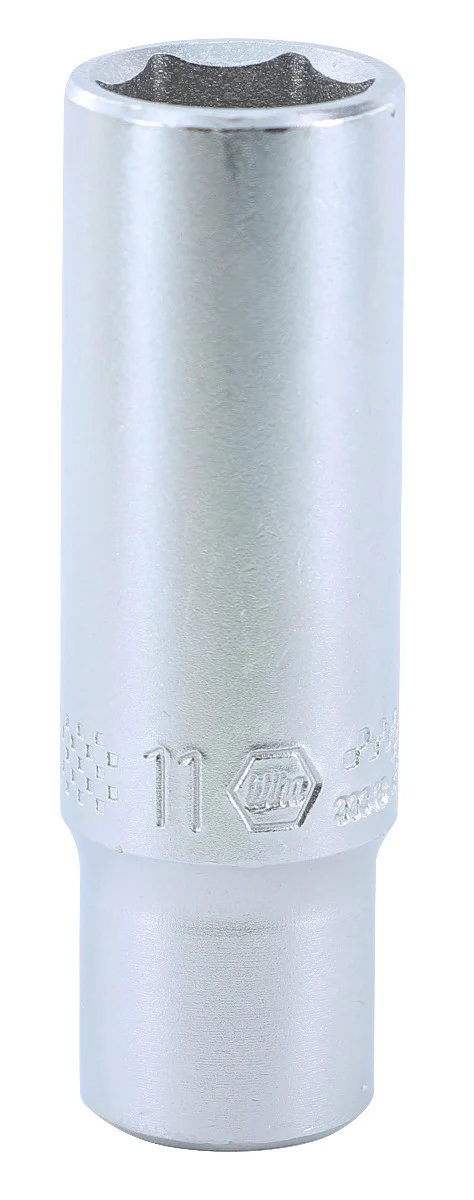 WIHA TOOLS 6 Point - 1/4 Inch Drive Socket - 11.0Mm X 50Mm - WIH-33348