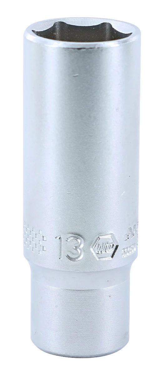 WIHA TOOLS 6 Point - 1/4 Inch Drive Socket - 13.0Mm X 50Mm - WIH-33350