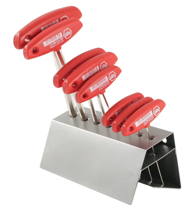 WIHA TOOLS 8 Piece Soft Grip Hex T-Handle Set - Metricric - 33488 - WIH-33488