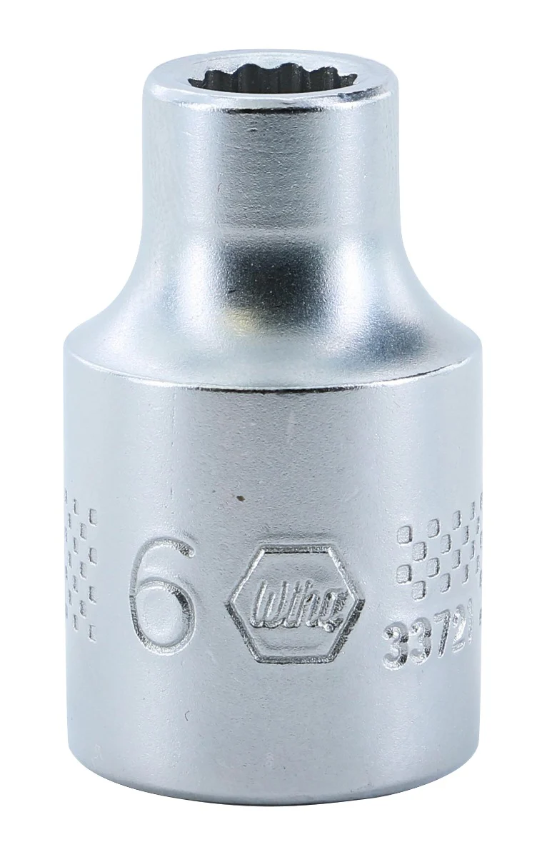 WIHA TOOLS 12 Point - 3/8 Inch Drive Socket - 6.0Mm - WIH-33721