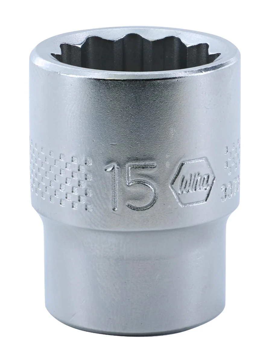 WIHA TOOLS 12 Point - 3/8 Inch Drive Socket - 15.0Mm - WIH-33730