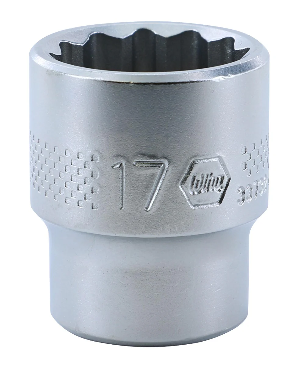 WIHA TOOLS 12 Point - 3/8 Inch Drive Socket - 17.0Mm - WIH-33732