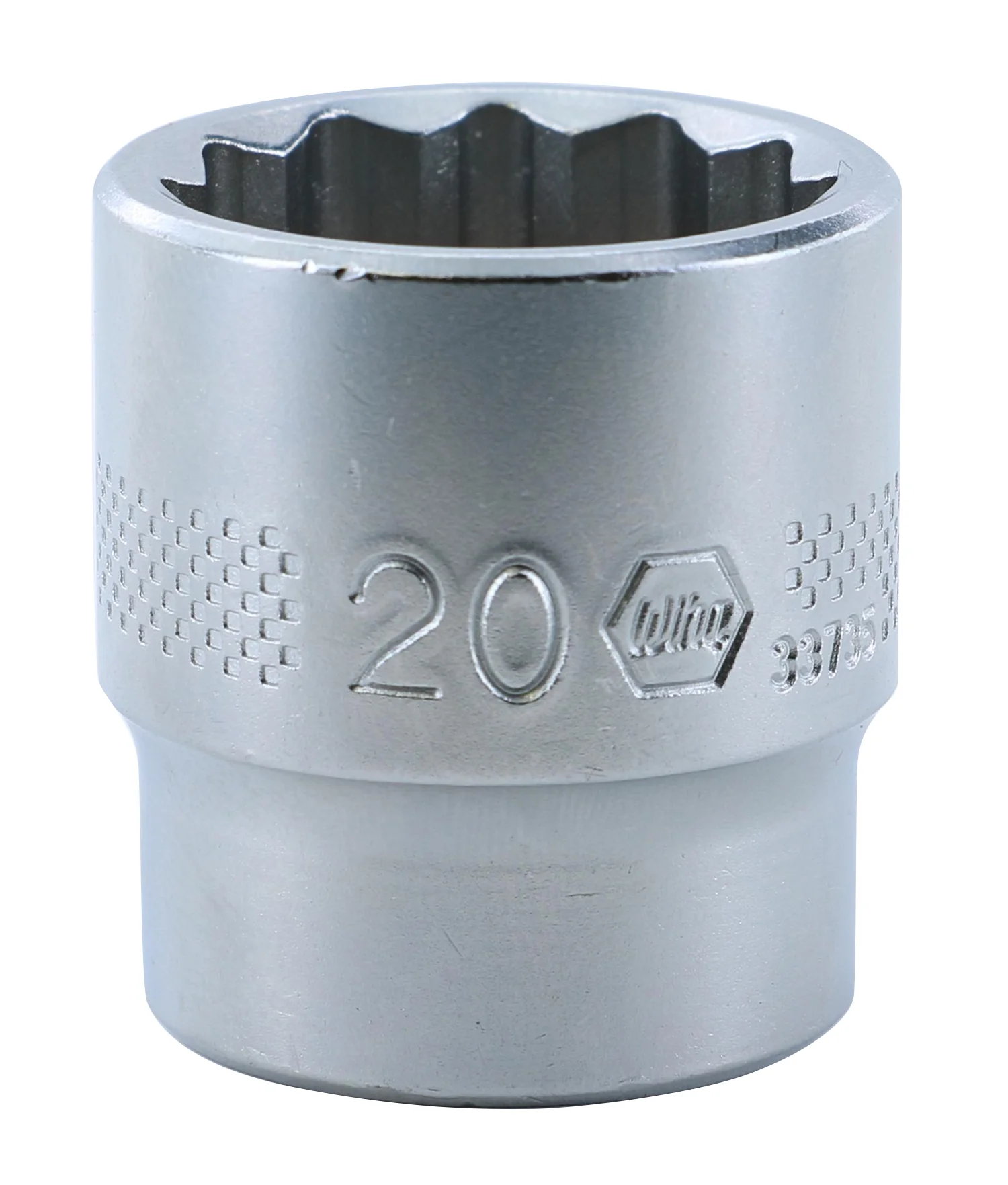 WIHA TOOLS 12 Point - 3/8 Inch Drive Socket - 20 0Mm - WIH-33735