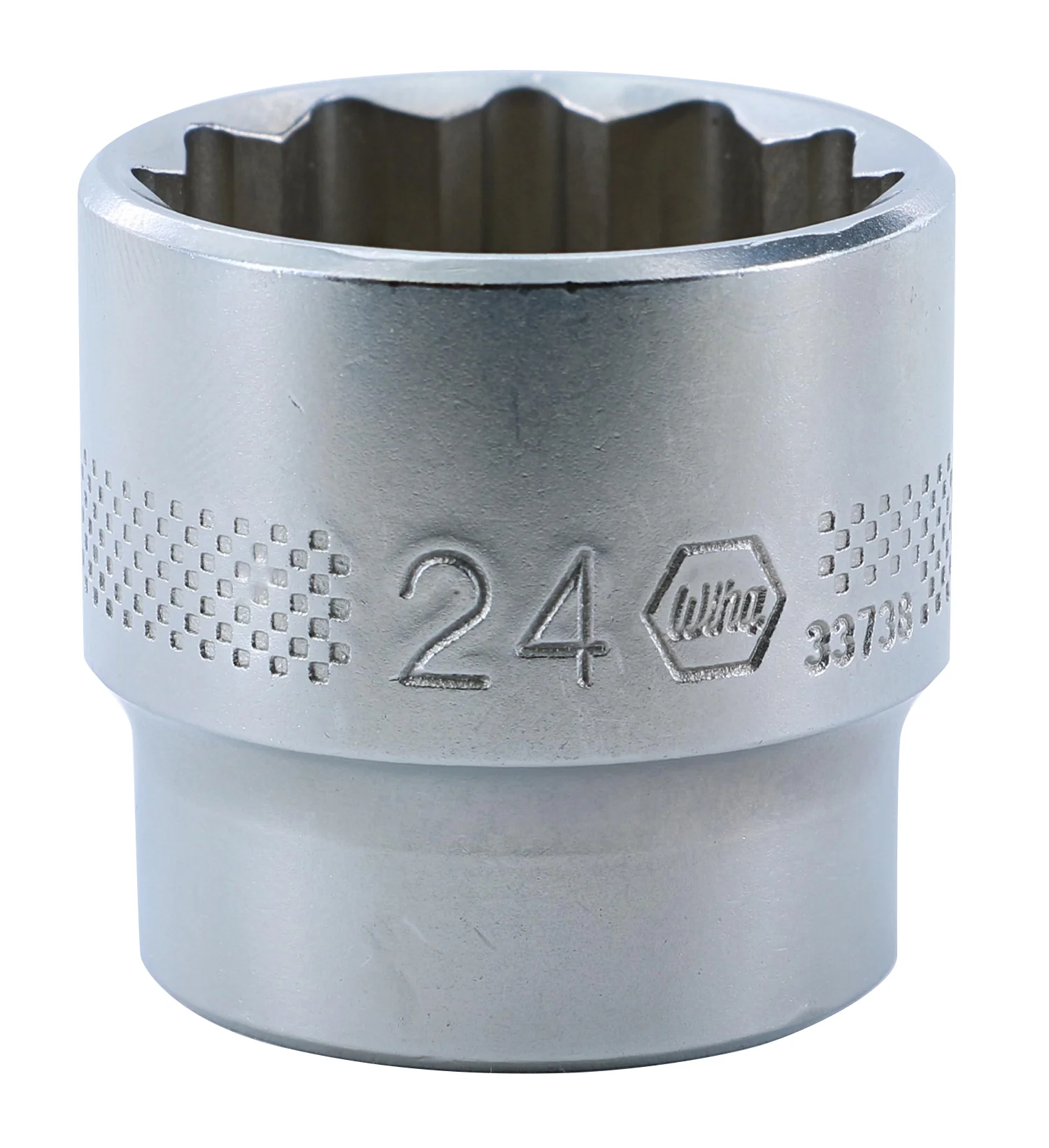 WIHA TOOLS 12 Point - 3/8 Inch Drive Socket - 24.0Mm - WIH-33738