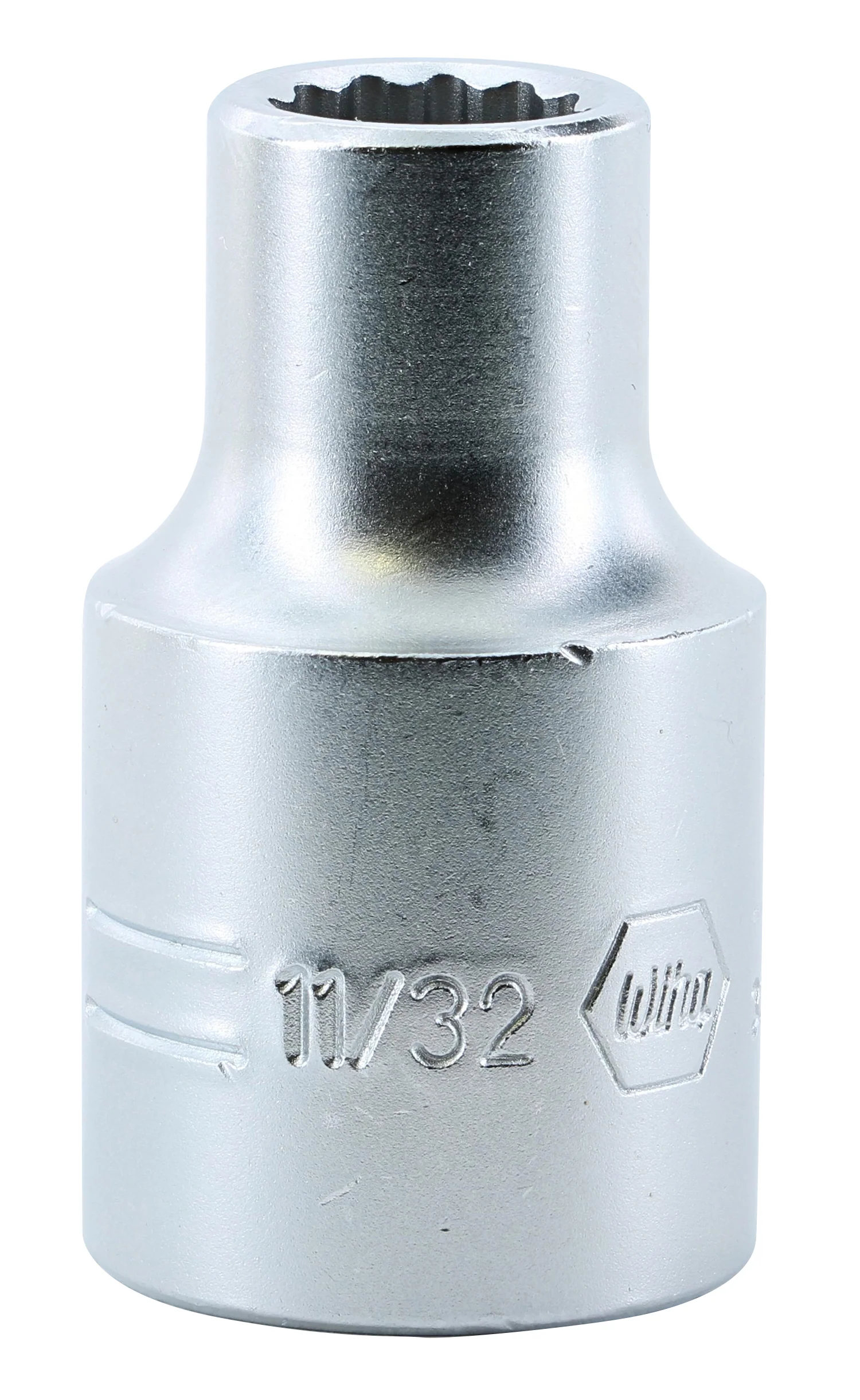 WIHA TOOLS 12 Point - 1/2" Drive Deep Socket 11/32" - WIH-33808