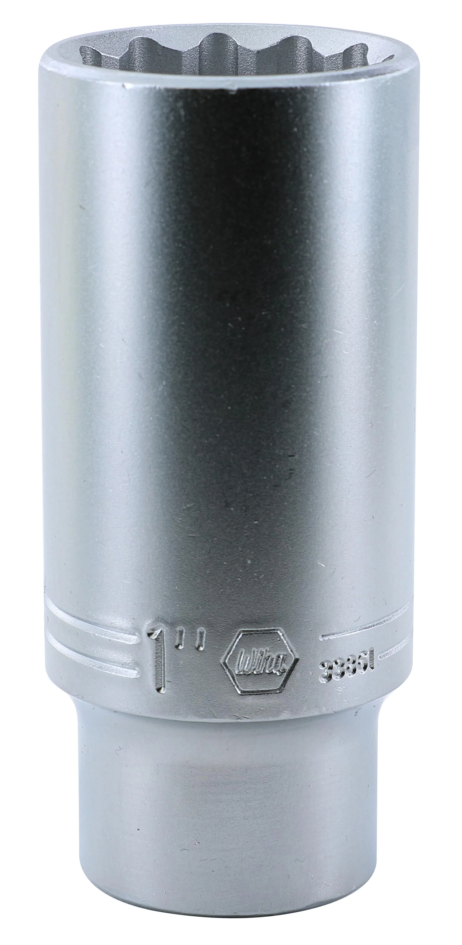 WIHA TOOLS 12 Point - 1/2" Drive Deep Socket 1" - 33861 - WIH-33861