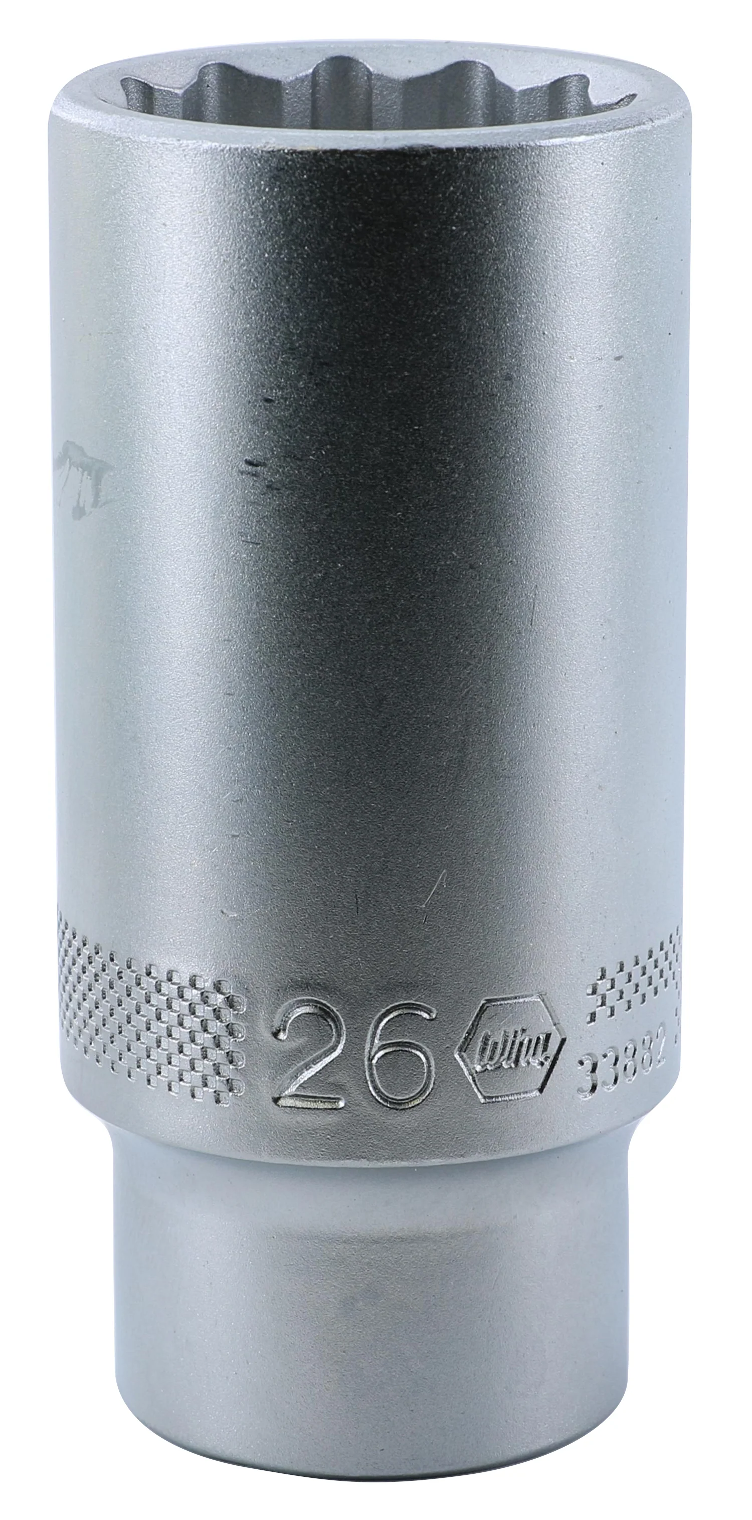 WIHA TOOLS 12 Point - 1/2" Drive Deep Socket 26.0Mm - WIH-33882