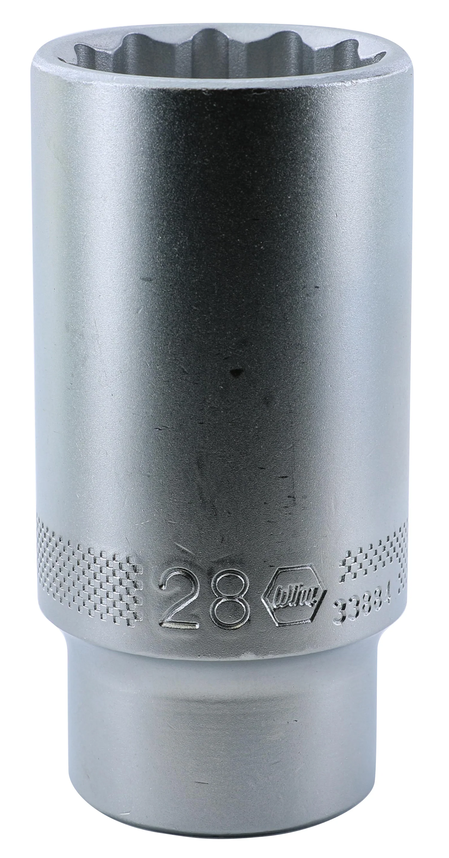 WIHA TOOLS 12 Point - 1/2" Drive Deep Socket 28.0Mm - WIH-33884