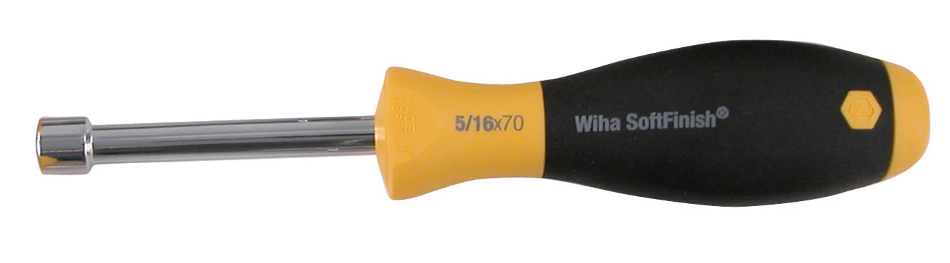 WIHA TOOLS Softfinish Hollow Shaft Nut Driver 5/16" X 2.75" - WIH-34339