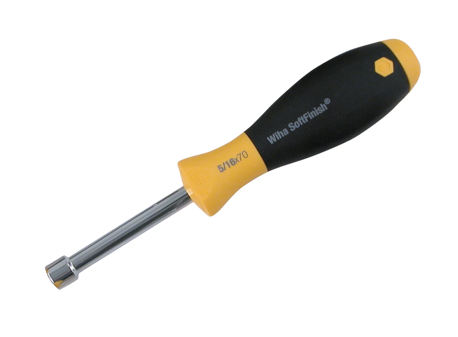 WIHA TOOLS Softfinish Hollow Shaft Nut Driver 3/8" X 2.75" - WIH-34341