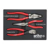 WIHA TOOLS 3 Piece Classic Grip Pliers And Cutters Tray Set - WIH-34680