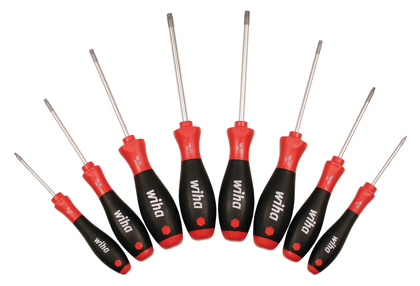 WIHA TOOLS 8 Piece Softfinish Torx Screwdriver Set - WIH-36294