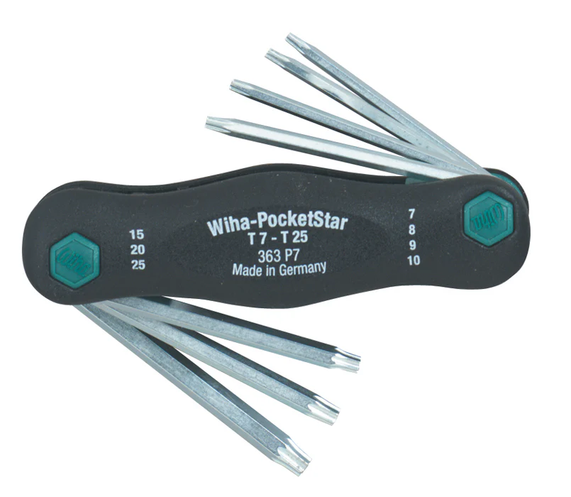 WIHA TOOLS 7 Piece Torx Pocketstar Fold Out Set - WIH-36396