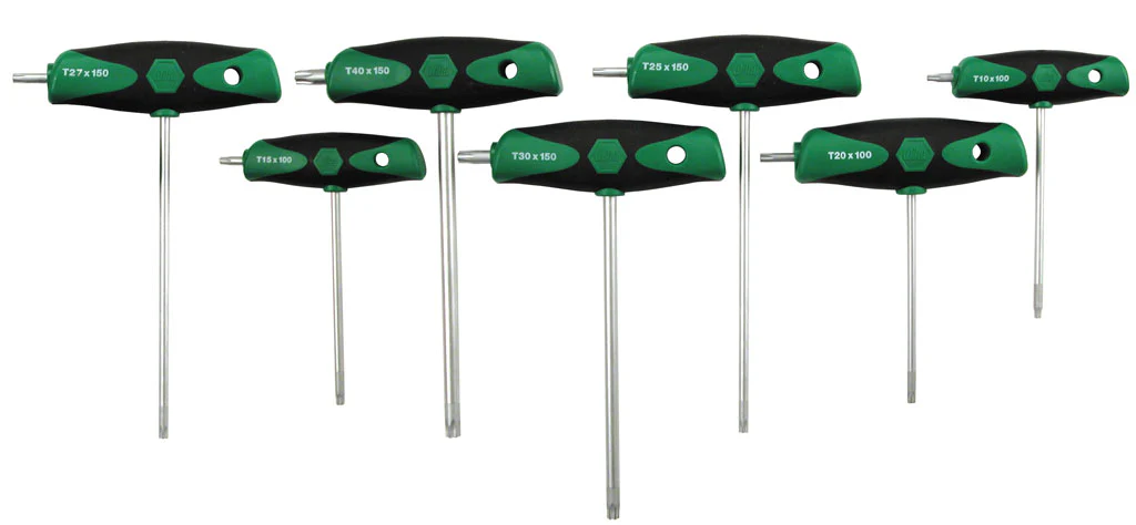 WIHA TOOLS 7 Piece Torx Soft Grip T-Handle Set - WIH-36497