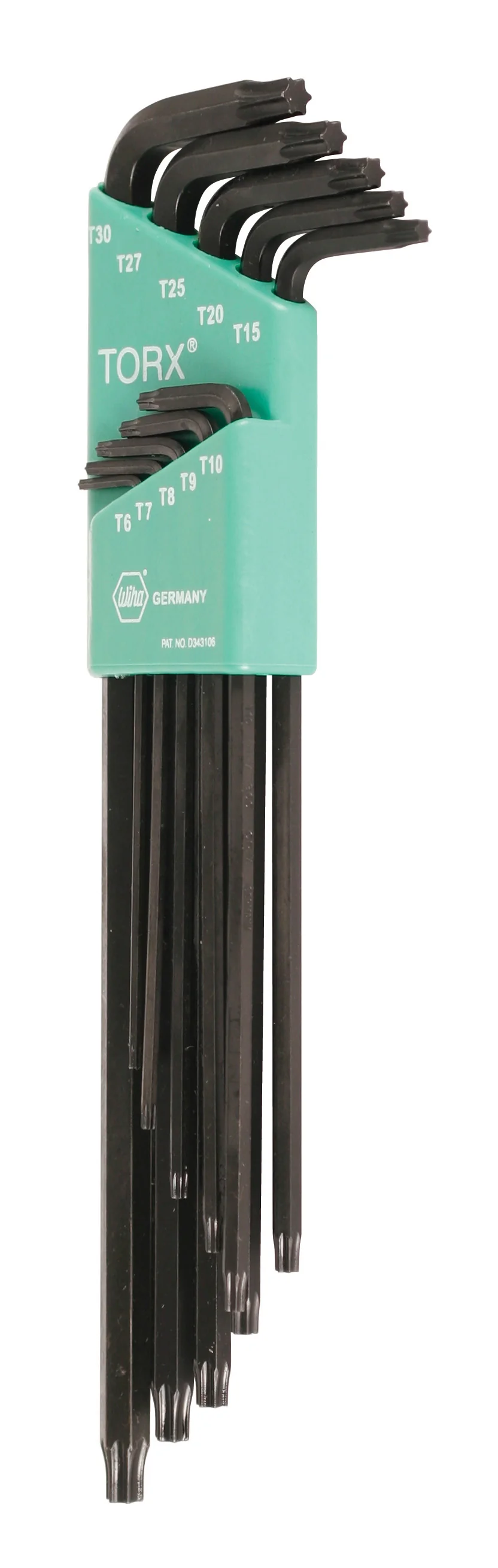 WIHA TOOLS 10 Piece Torx Long Arm L-Key Set - WIH-36698