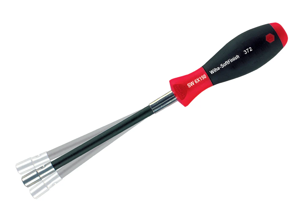 WIHA TOOLS Softfinish Flexible Shaft Nut Driver 8.0Mm X 150Mm - WIH-37239