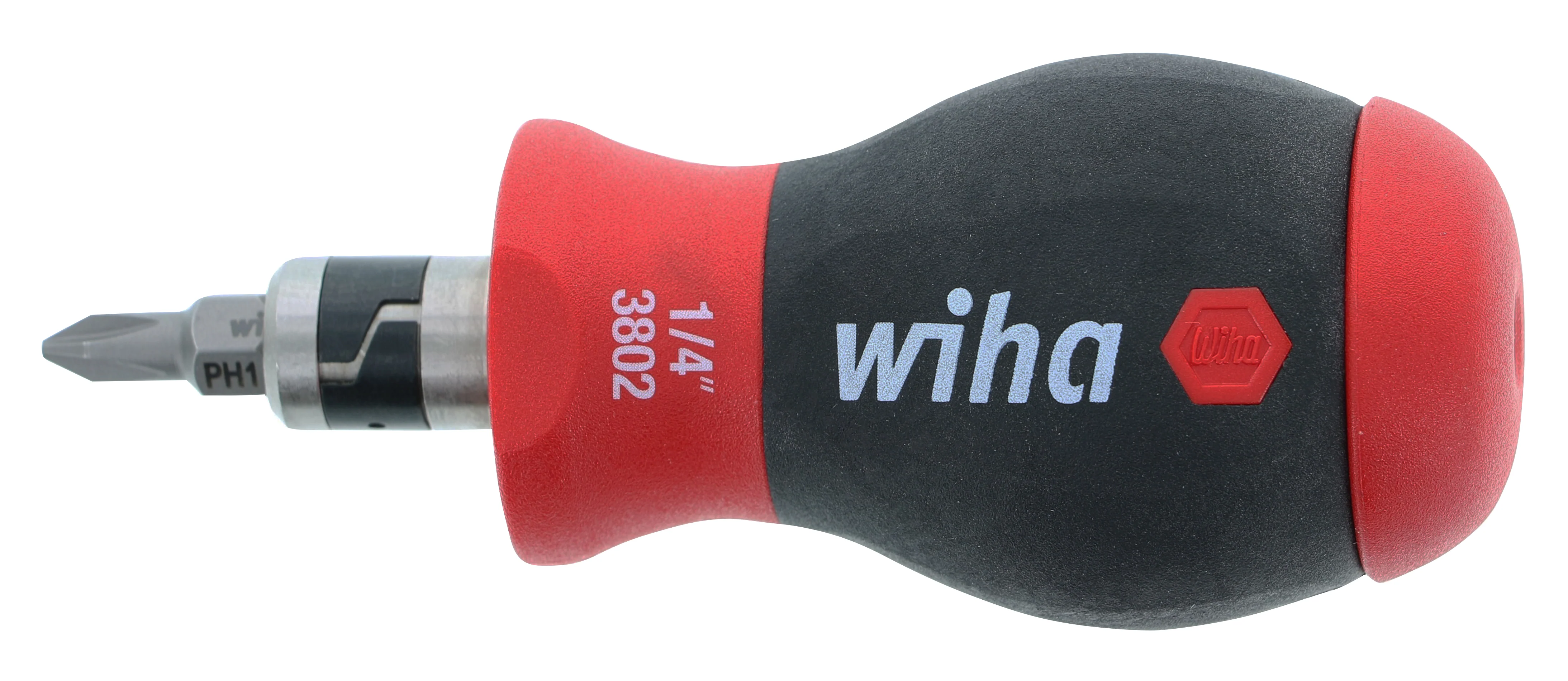 WIHA TOOLS 14Inone Softfinish Stubby Multi-Bit Driver - WIH-38090