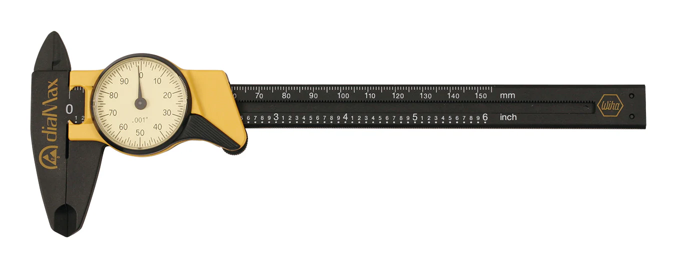 WIHA TOOLS Esd Safe Dial Caliper - Inch - WIH-41105