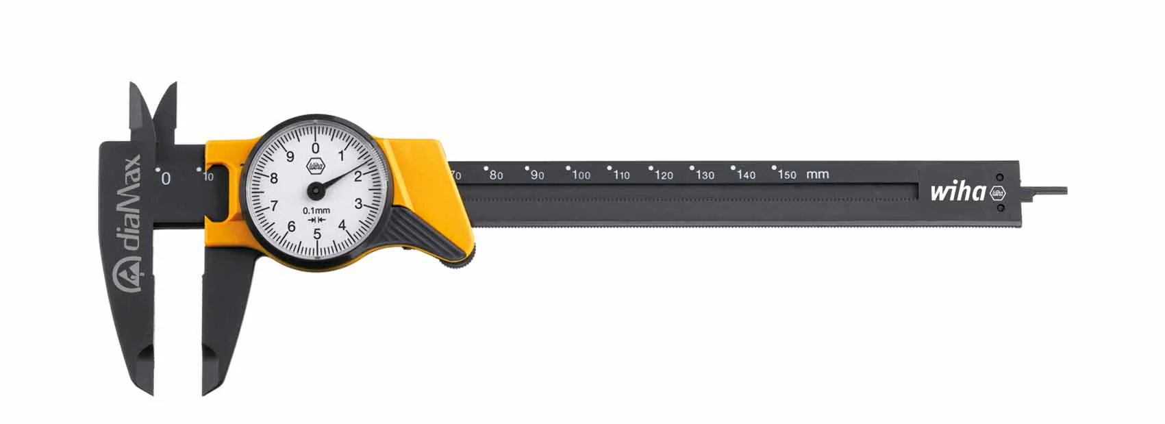 WIHA TOOLS Esd Safe Dial Caliper - Metricric - WIH-41106