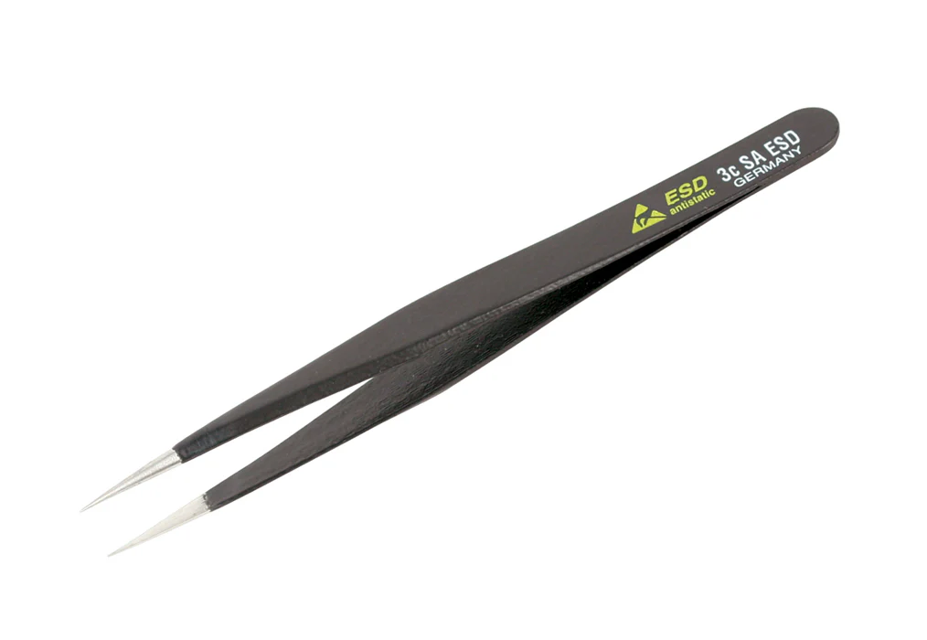 WIHA TOOLS Esd Safe Tweezers 3C Sa - 110Mm - WIH-44507