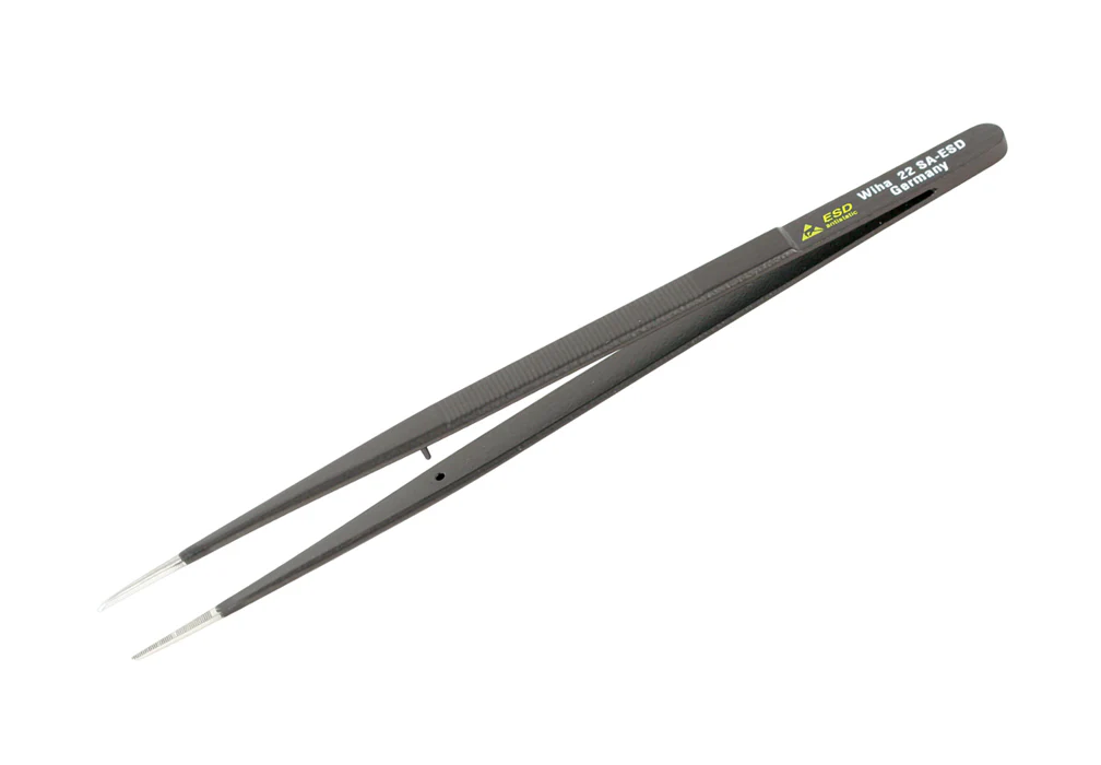 WIHA TOOLS Esd Safe Tweezers 22 Sa - 150Mm - WIH-44518