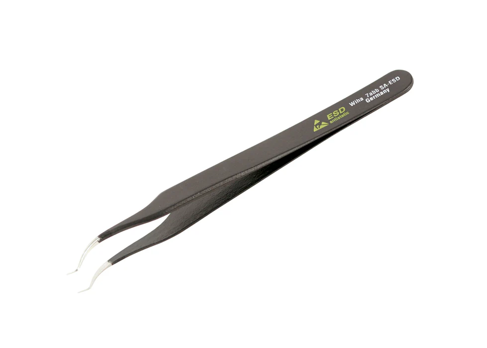 WIHA TOOLS Esd Safe Tweezers 7Abb Sa - 120 m - WIH-44525