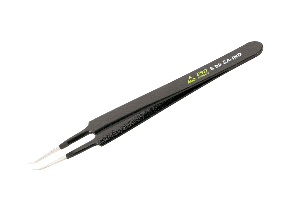 WIHA TOOLS Esd Safe Tweezers 5Bb Sa - 107Mm - WIH-44528