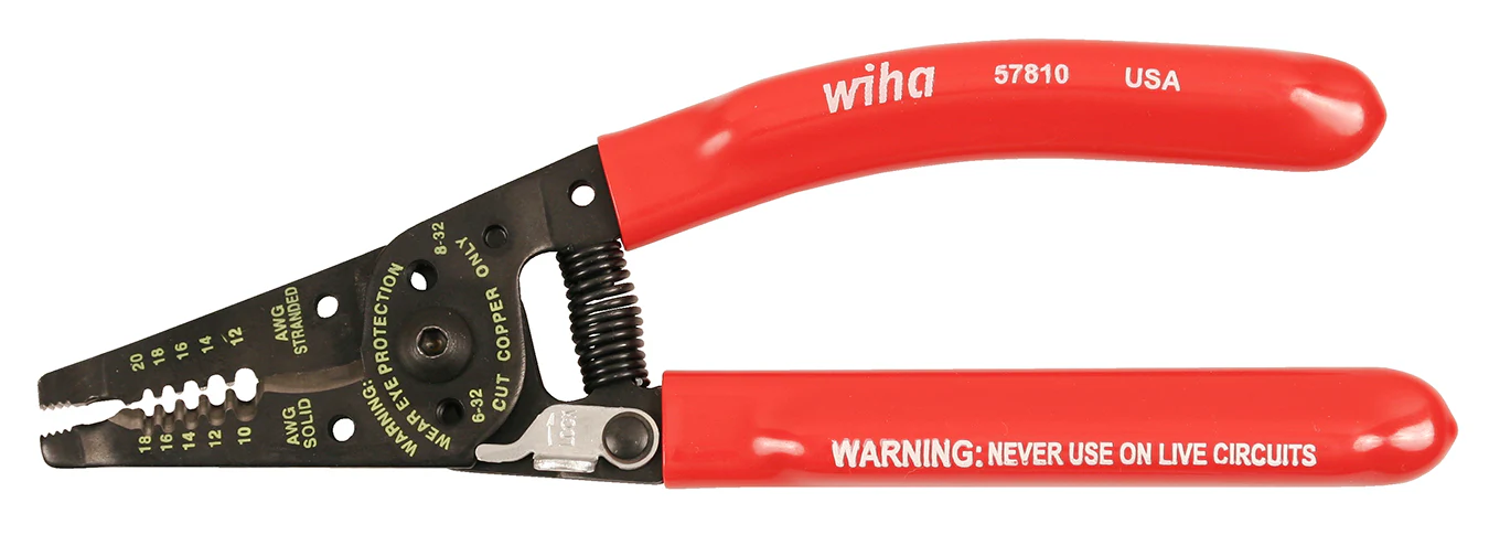WIHA TOOLS Classic Grip Wire Strippers 7.25" - WIH-57810