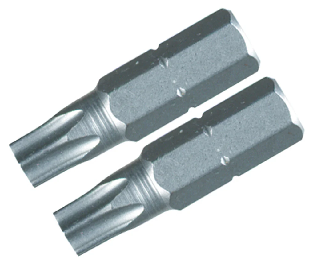 WIHA TOOLS Security Torx Insert Bits T10S X 25Mm - 2 Pack - WIH-70153
