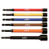 WIHA TOOLS 6 Piece Color Coded Magnetic Nut Setter Set - WIH-70486
