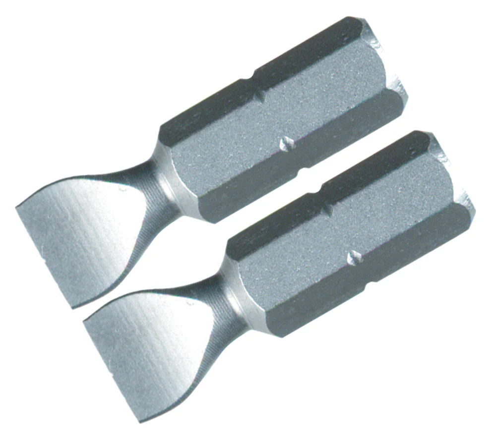 WIHA TOOLS Slotted Insert Bit 5.5Mm X 25Mm - 2 Pack - WIH-71052