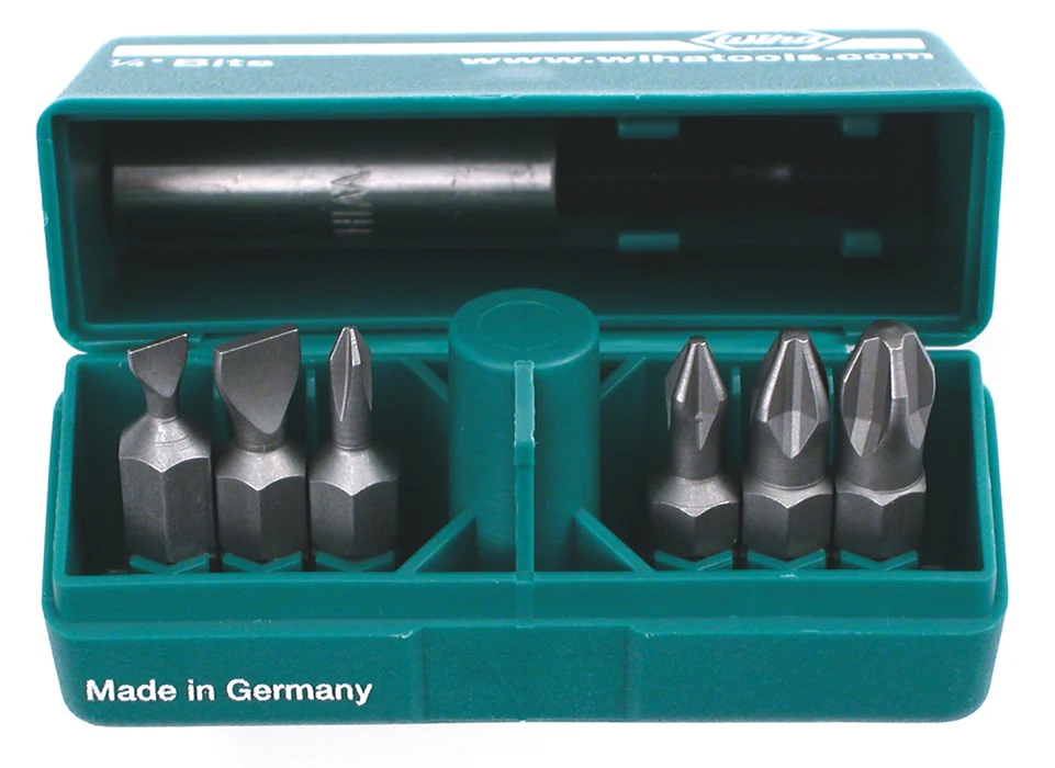 WIHA TOOLS 7 Piece Slotted And Phillips Pokitpak Insert Set - WIH-71198