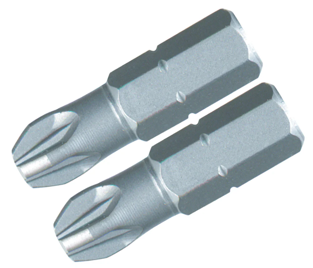 WIHA TOOLS Pozidriv Insert Bit #3 X 25Mm - 2 Pack - WIH-71253