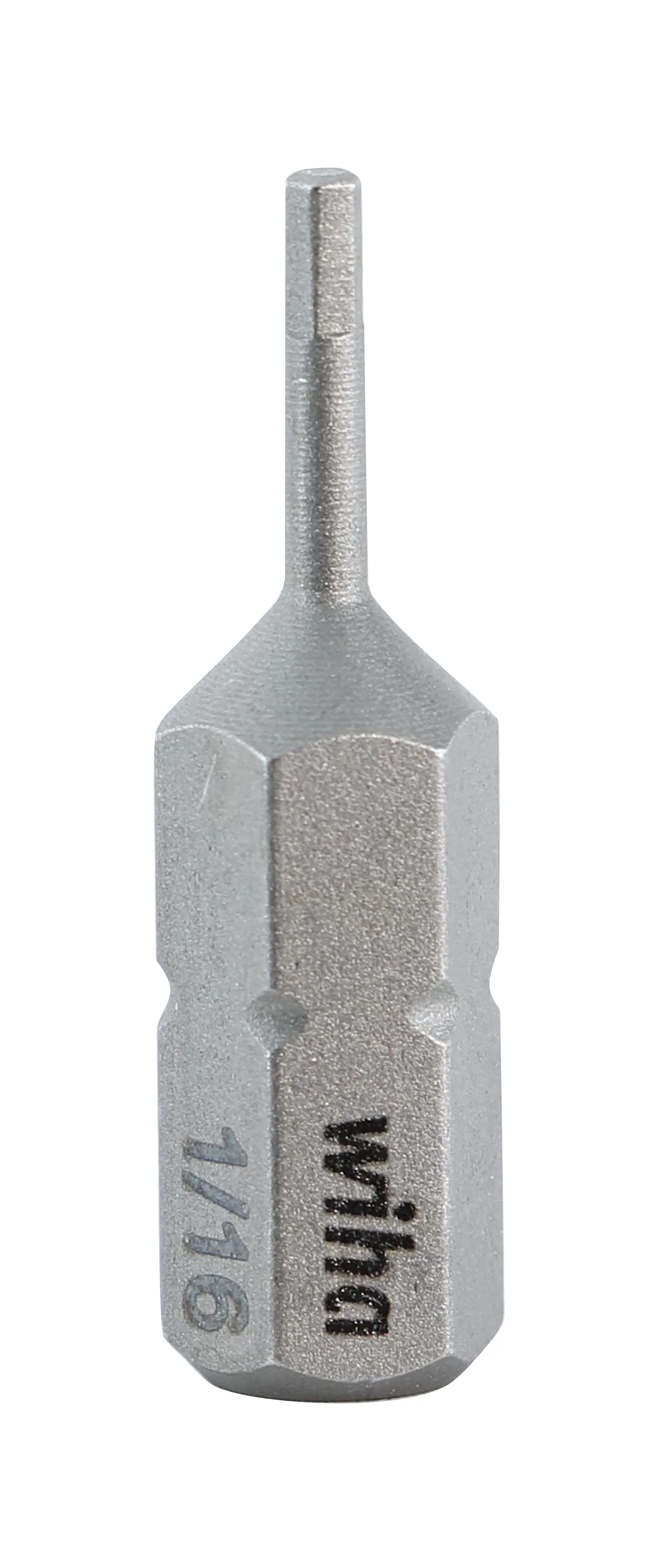 WIHA TOOLS Hex Insert Bit 1/16" X 25Mm - WIH-71326