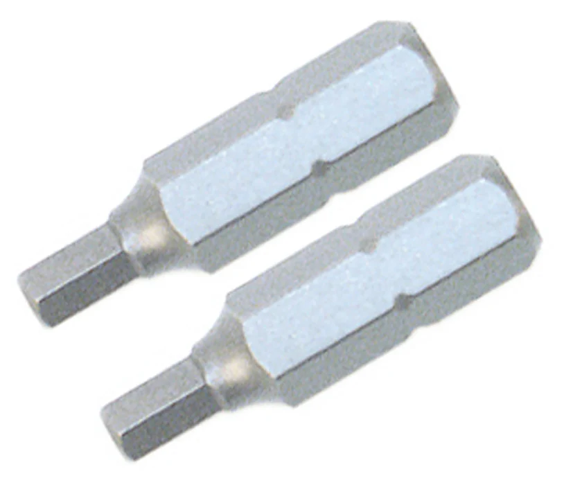 WIHA TOOLS Hex Insert Bit 7/64" X 25Mm - 2 Pack - WIH-71363