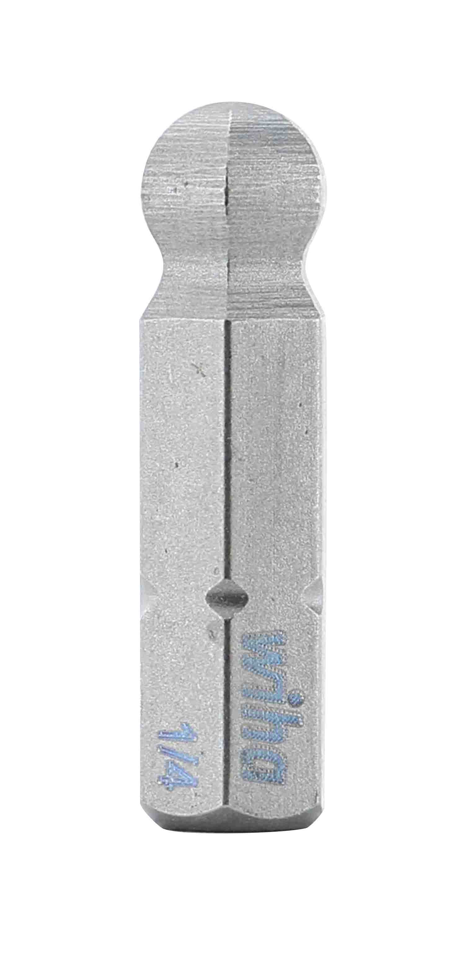 WIHA TOOLS Ball End Hex Insert Bit 1/4" X 25Mm - WIH-71708