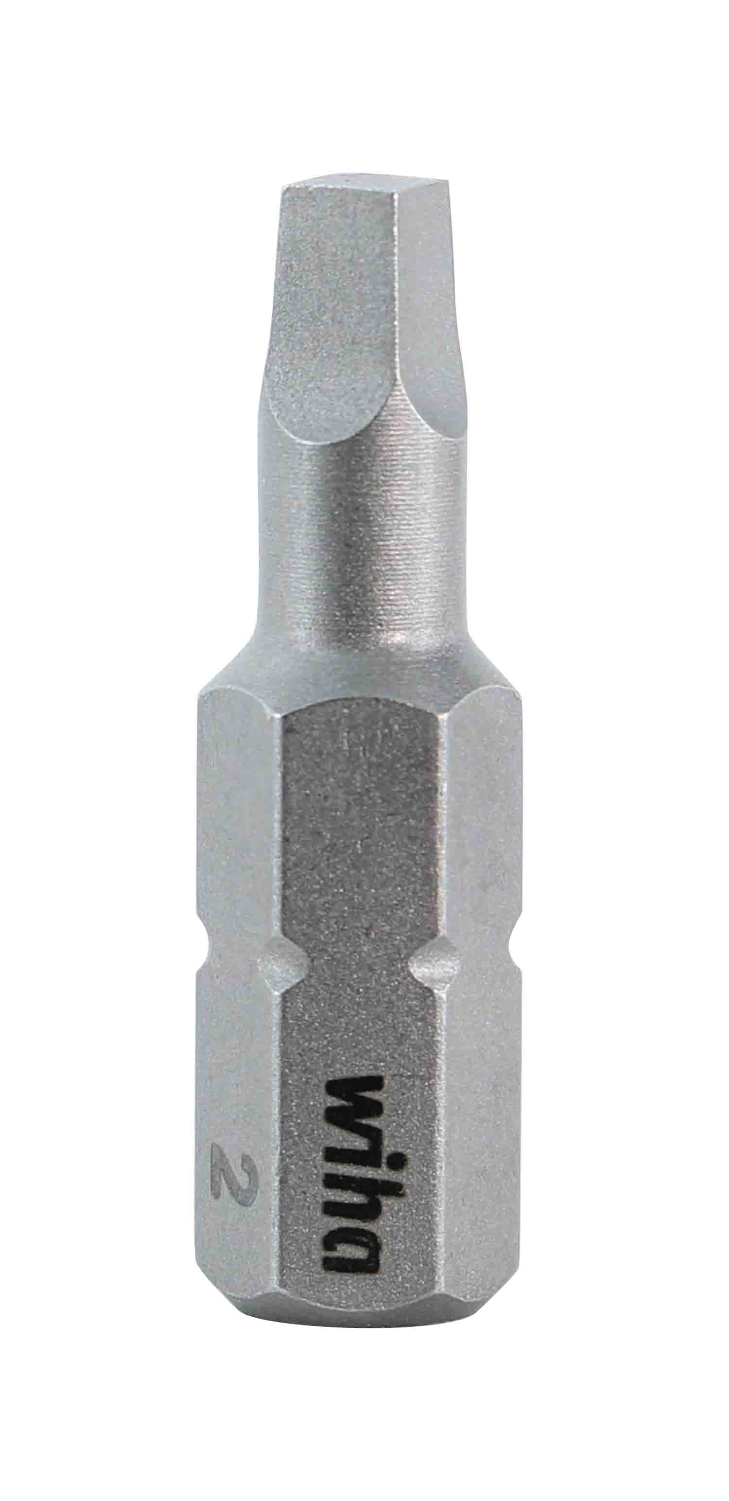 WIHA TOOLS Square Insert Bit #2 X 25Mm - WIH-71802