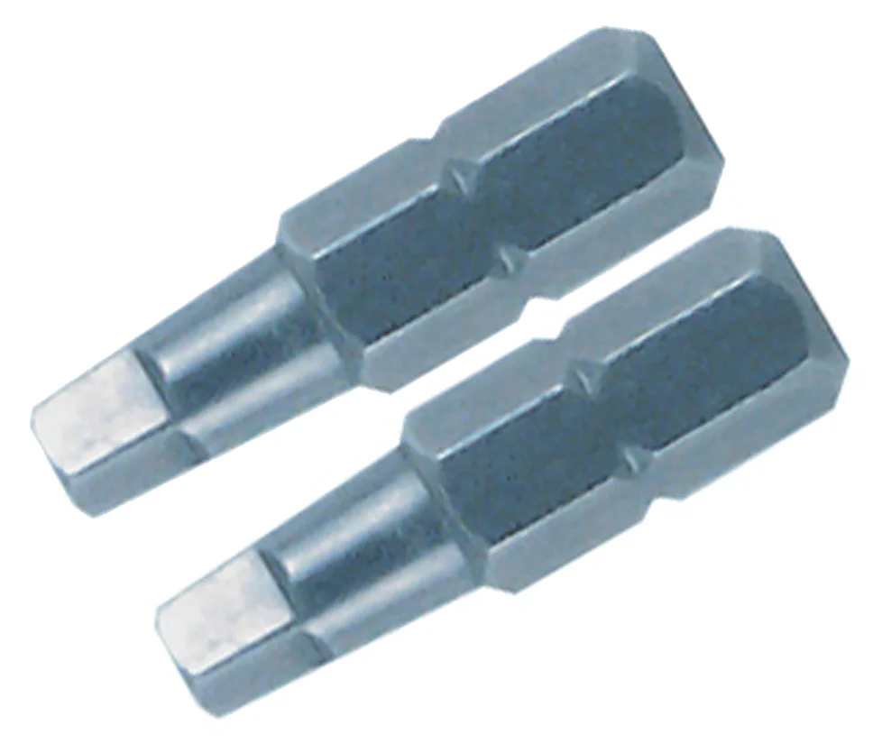 WIHA TOOLS Square Insert Bit #3 X 25Mm - 2 Pack - WIH-71853