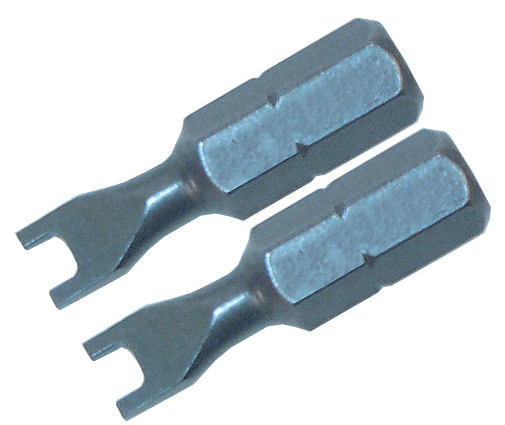 WIHA TOOLS Spanner Insert Bit #6 X 25Mm - 2 Pack - WIH-71964