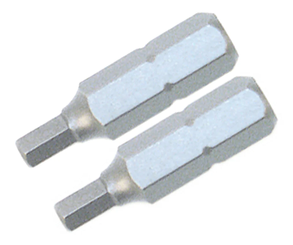 WIHA TOOLS Security Hex Insert Bit 7/64 X 25Mm - 2 Pack - WIH-71972
