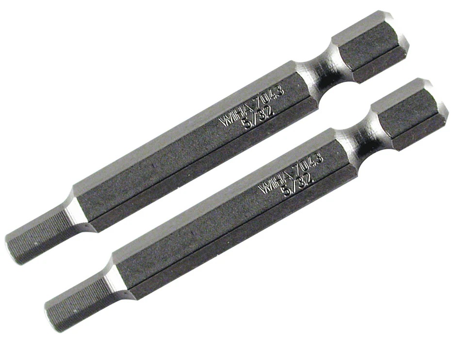 WIHA TOOLS Hex Power Bit 4.0 X 70Mm - 2 Pack - WIH-73931