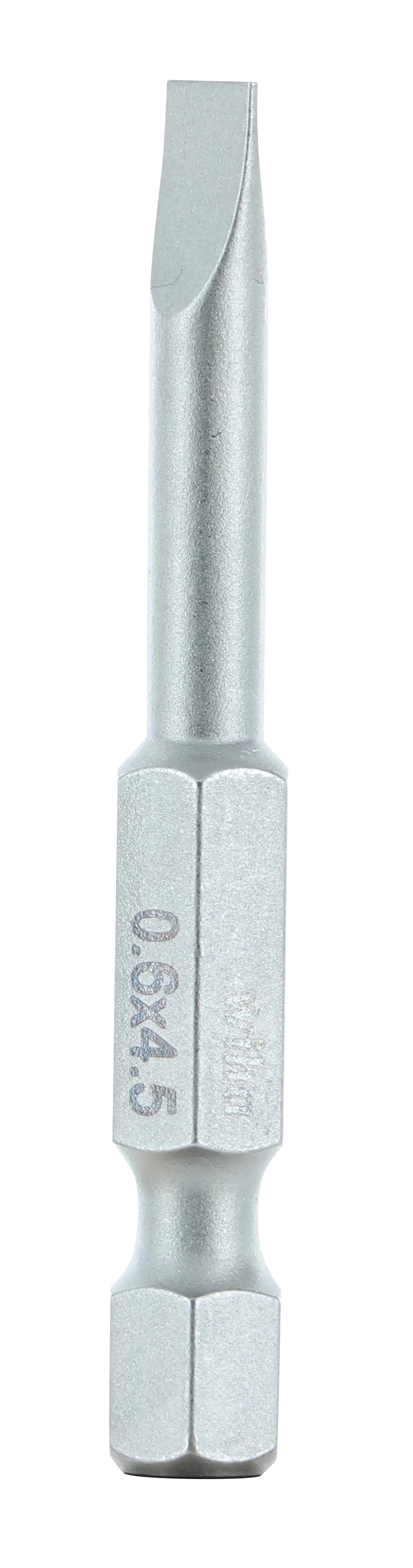 WIHA TOOLS Slotted Power Bit 4.5 X 50Mm - WIH-74012