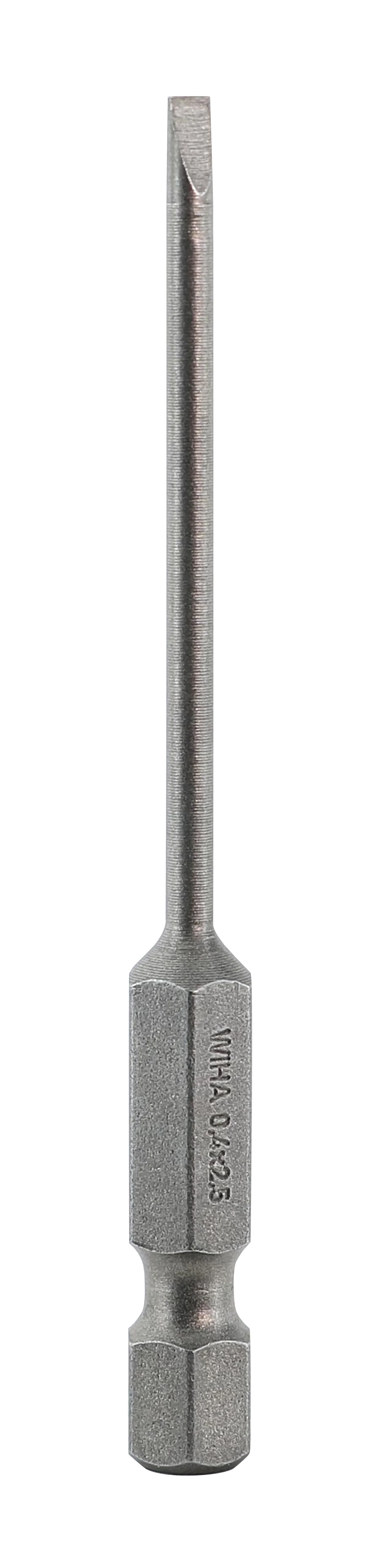 WIHA TOOLS Slotted Power Bit 2.5 X 70Mm - WIH-74033