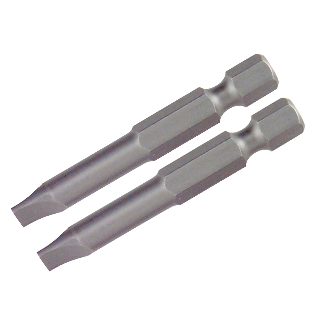 WIHA TOOLS Slotted Power Bit 5.5 X 50Mm - 2 Pack - WIH-74066