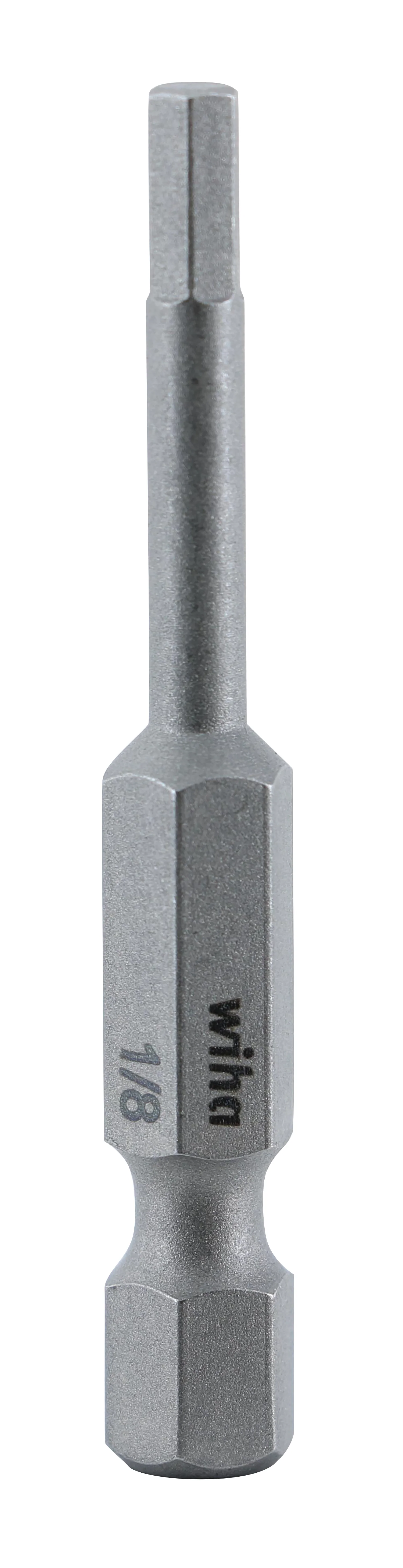 WIHA TOOLS Hex Power Bit 1/8 X 50Mm - 74313 - WIH-74313