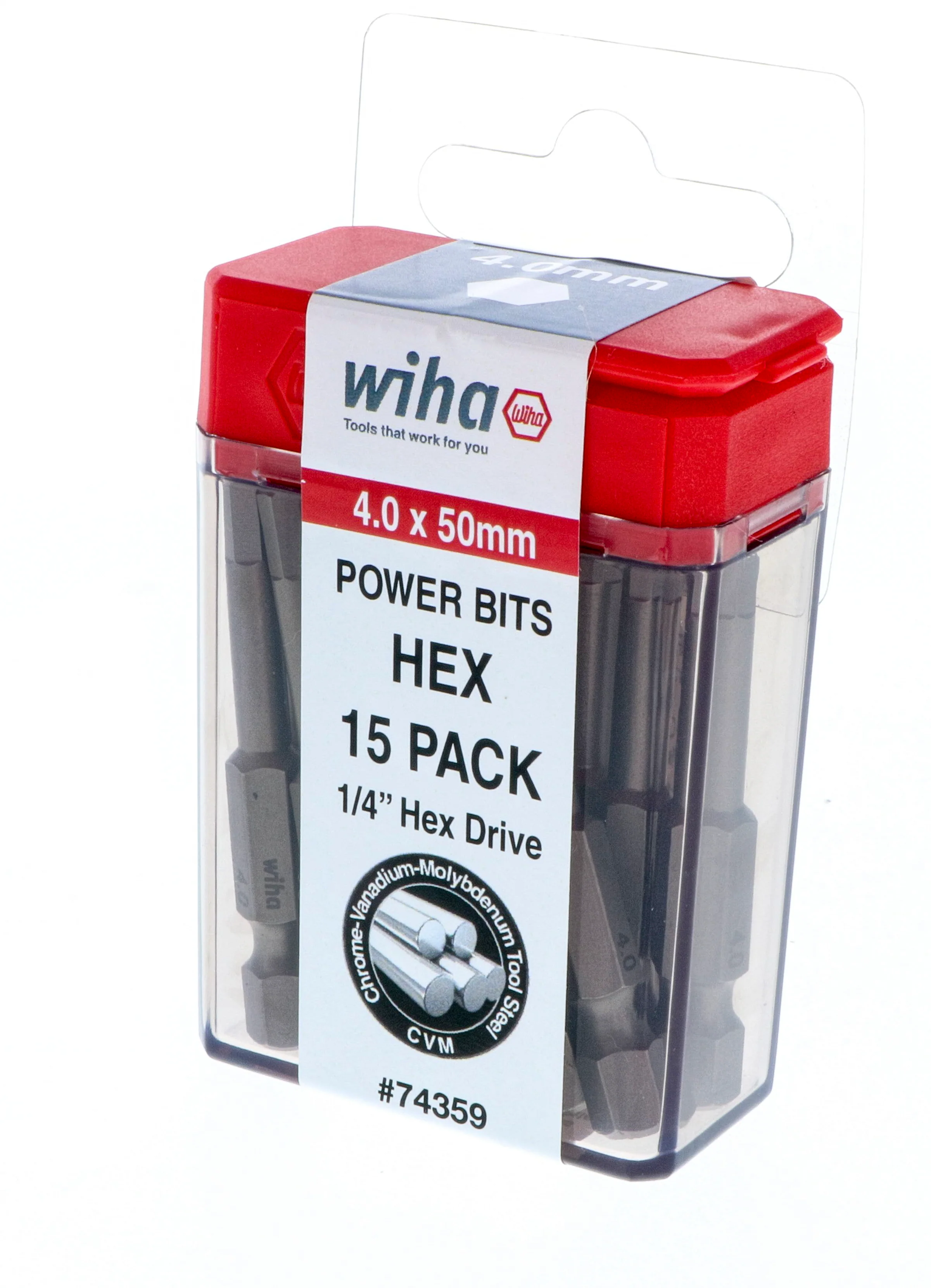 WIHA TOOLS Hex Power Bit 4.0 X 50Mm - 74359 - WIH-74359