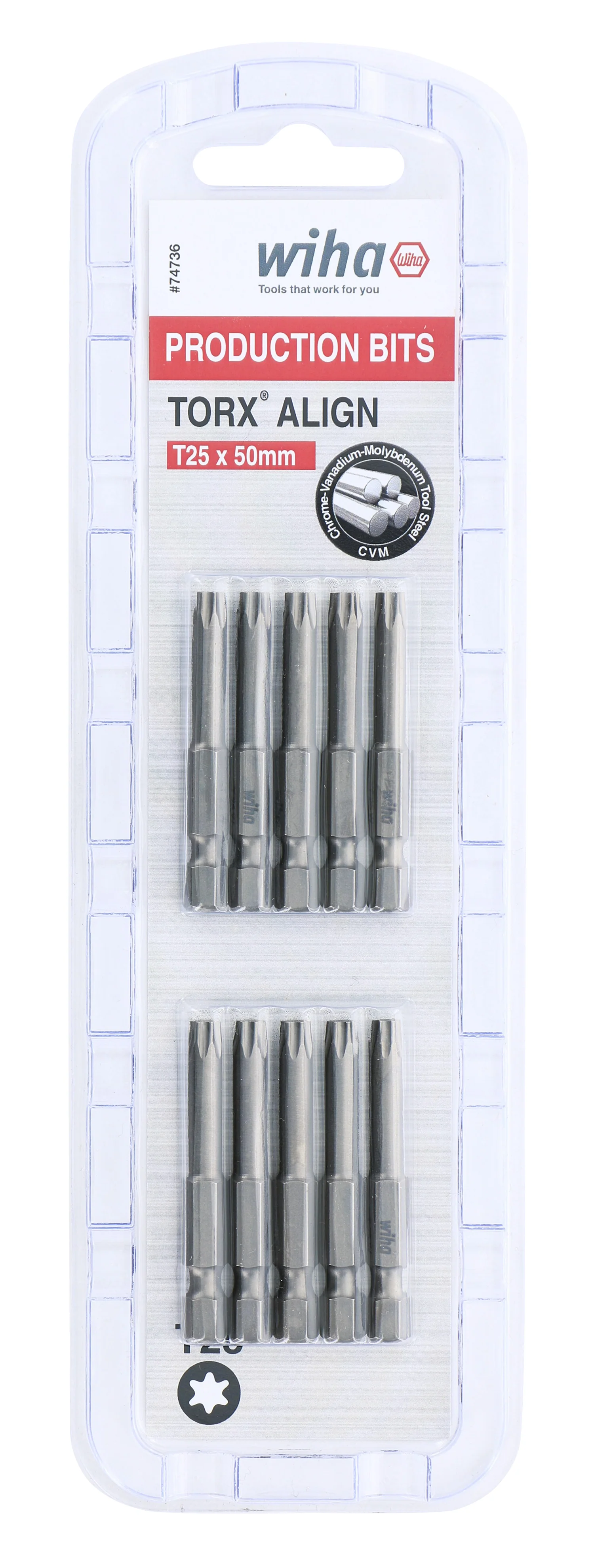 WIHA TOOLS Torx Align Power Bit T25 X 50Mm - WIH-74736