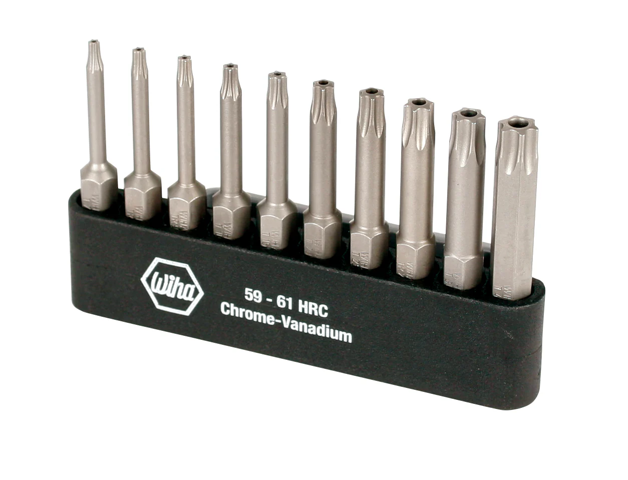WIHA TOOLS 10 Piece Security Torx Power Bit Belt Pack Set - WIH-74987