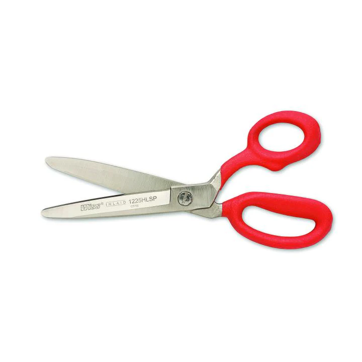 WISS Shear,10",Cushion Grip,Safety Pnt,Ind - WIS-W1225HLSP